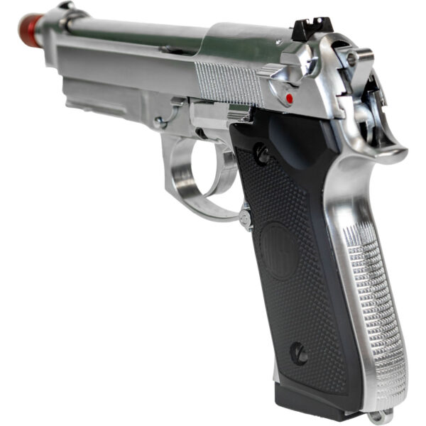 Airsoft Rossi M92 Silver Green Gás Blowback