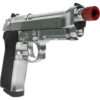 Airsoft Rossi M92 Silver Green Gás Blowback